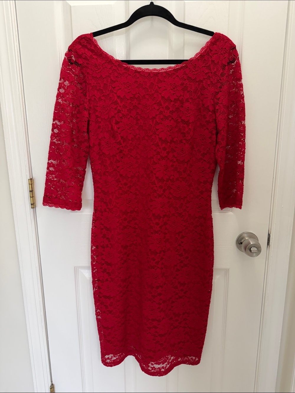 Red Lace Laundry by Shelli Segal Dress – Elegant Women’s Cocktail Dress